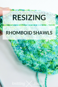 Resizing Rhomboid Shawls - Adjustable Rhomboid Shawls