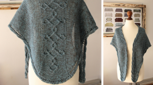 Meet the Aegean Sea shawl knitting pattern