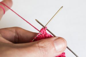 Knitting sock cuffs: Picot bind off