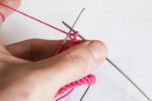 Knit sock cuffs: bindong off