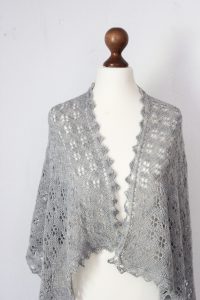 Allium Fog shawl