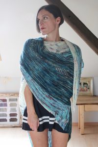 Along the Way shawl knitting pattern