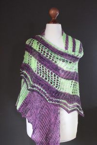 Paranoid Unicorn shawl knitting pattern