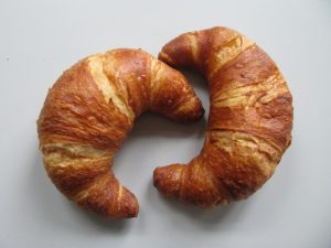 Crescent shawls and Croissants