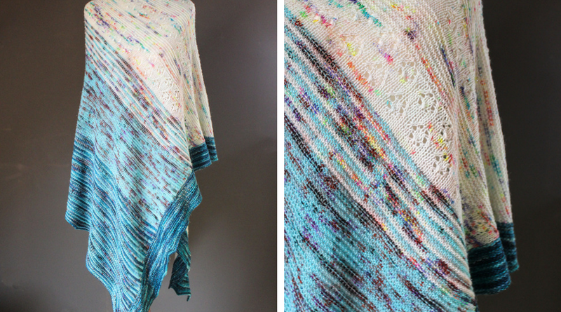 Lazy Unicorn shawl knitting pattern