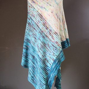 Lazy Unicorn shawl knitting pattern
