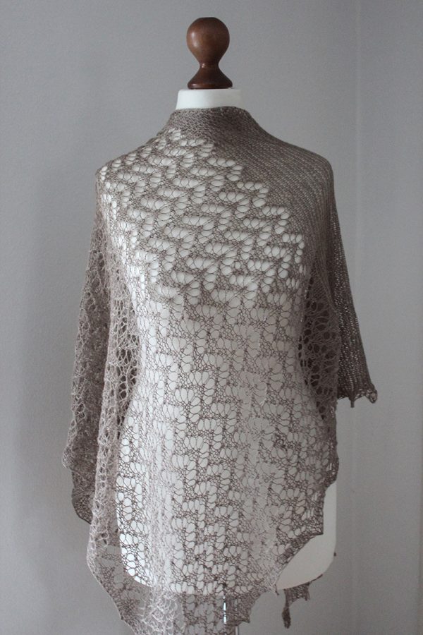 Autumn in Grey shawl knitting pattern