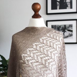 Autumn in Grey shawl knitting pattern