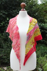 Spirotaenia Condensata shawl knitting pattern