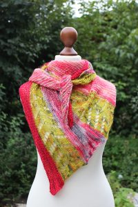 Spirotaenia Condensata shawl knitting pattern
